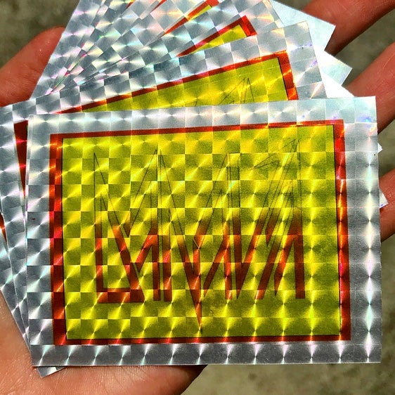Image of Self Titled Prismatic Sticker