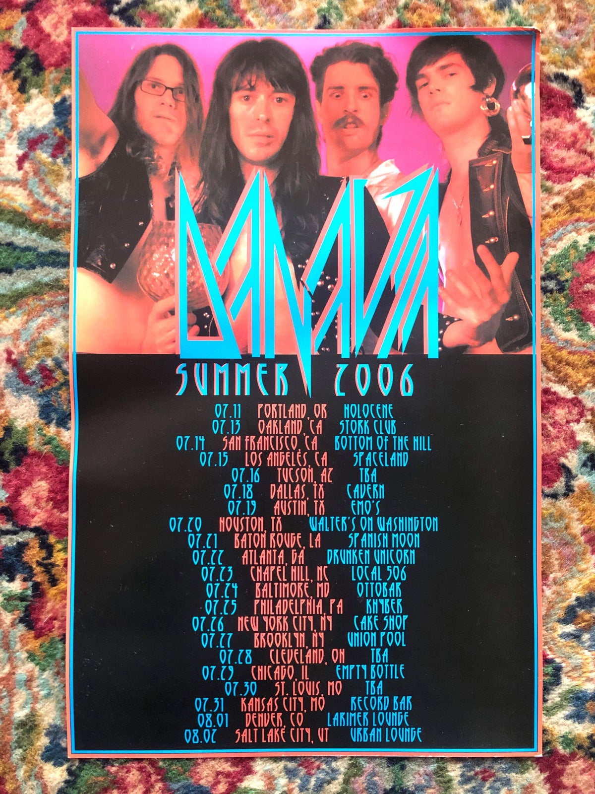 Image of 2006 Tour Poster